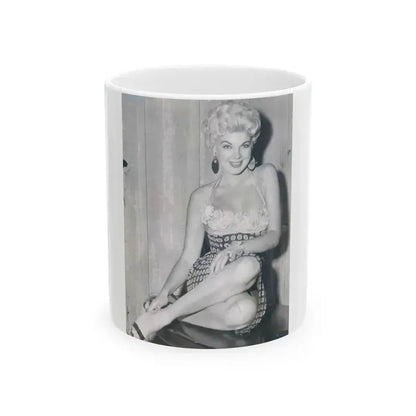 Barbara Nichols #283 (Vintage Female Icon) White Coffee Mug 11oz - Go Mug Yourself