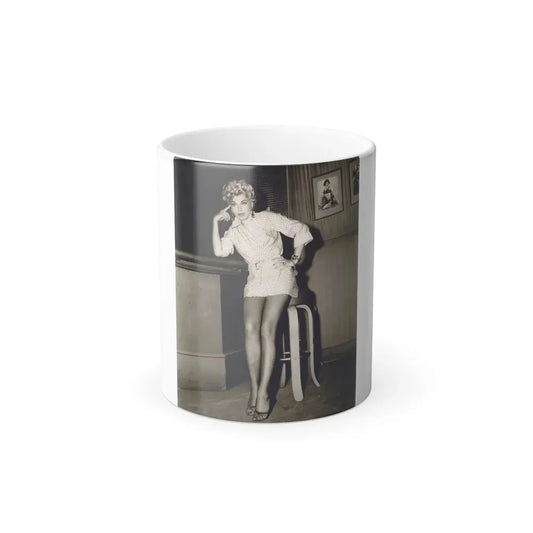 Barbara Nichols #287 (Vintage Female Icon) Color Changing Coffee Mug 11oz - Go Mug Yourself