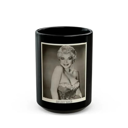 Barbara Nichols #292 (Vintage Female Icon) Black Coffee Mug 15oz - Go Mug Yourself