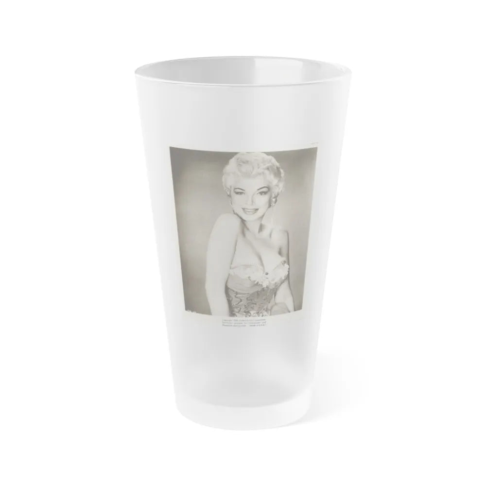 Barbara Nichols #292 (Vintage Female Icon) Frosted Pint Glass 16oz-16oz-Frosted-Go Mug Yourself