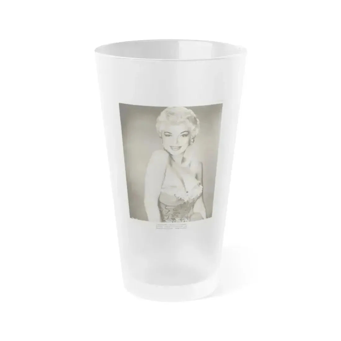 Barbara Nichols #292 (Vintage Female Icon) Frosted Pint Glass 16oz 16oz Frosted - Go Mug Yourself
