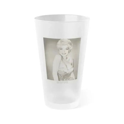 Barbara Nichols #292 (Vintage Female Icon) Frosted Pint Glass 16oz 16oz Frosted - Go Mug Yourself