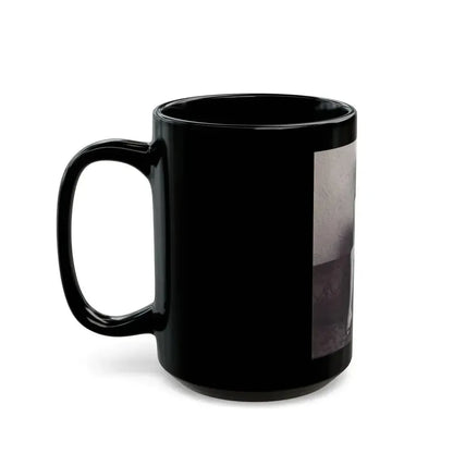 Barbara Nichols #297 (Vintage Female Icon) Black Coffee Mug - Go Mug Yourself