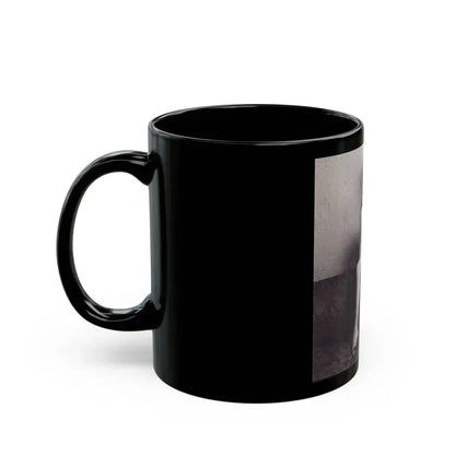 Barbara Nichols #297 (Vintage Female Icon) Black Coffee Mug - Go Mug Yourself