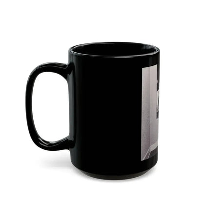 Barbara Nichols #298 (Vintage Female Icon) Black Coffee Mug - Go Mug Yourself