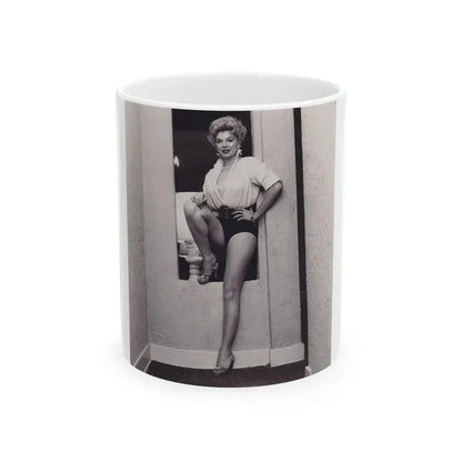 Barbara Nichols #298 (Vintage Female Icon) White Coffee Mug 11oz - Go Mug Yourself