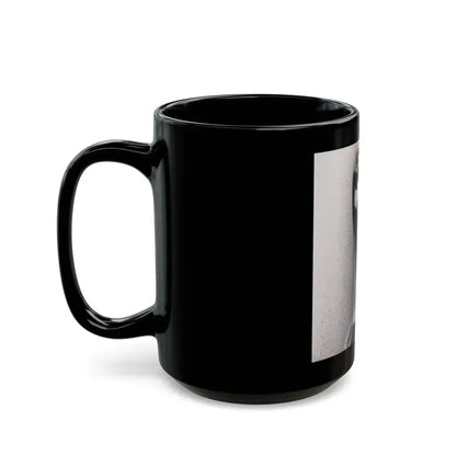 Barbara Nichols #300 (Vintage Female Icon) Black Coffee Mug - Go Mug Yourself