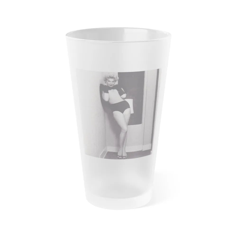 Barbara Nichols #300 (Vintage Female Icon) Frosted Pint Glass 16oz-16oz-Frosted-Go Mug Yourself