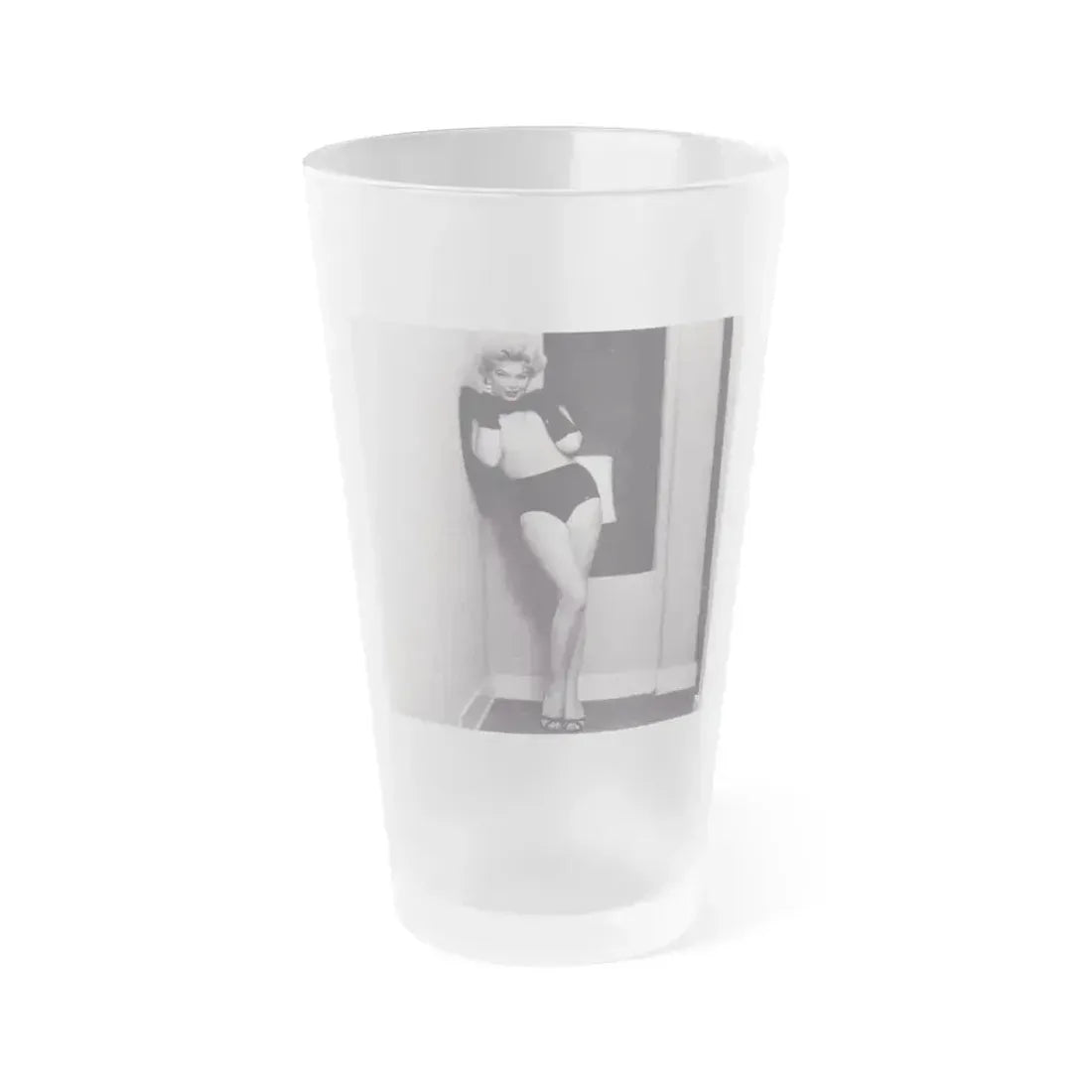 Barbara Nichols #300 (Vintage Female Icon) Frosted Pint Glass 16oz 16oz Frosted - Go Mug Yourself