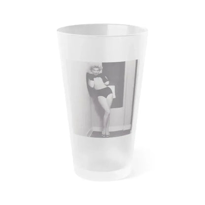 Barbara Nichols #300 (Vintage Female Icon) Frosted Pint Glass 16oz 16oz Frosted - Go Mug Yourself