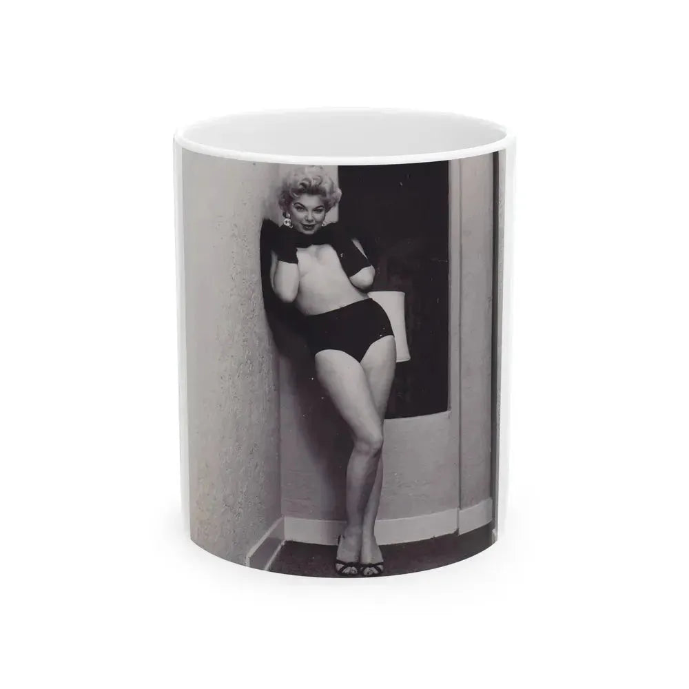Barbara Nichols #300 (Vintage Female Icon) White Coffee Mug 11oz - Go Mug Yourself