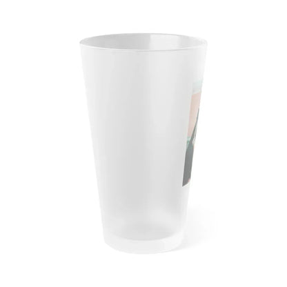 Barbara Nichols #301 - Mag. Cover (Vintage Female Icon) Frosted Pint Glass 16oz - Go Mug Yourself