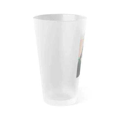 Barbara Nichols #301 - Mag. Cover (Vintage Female Icon) Frosted Pint Glass 16oz - Go Mug Yourself