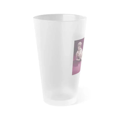 Barbara Nichols #302 (Vintage Female Icon) Frosted Pint Glass 16oz - Go Mug Yourself