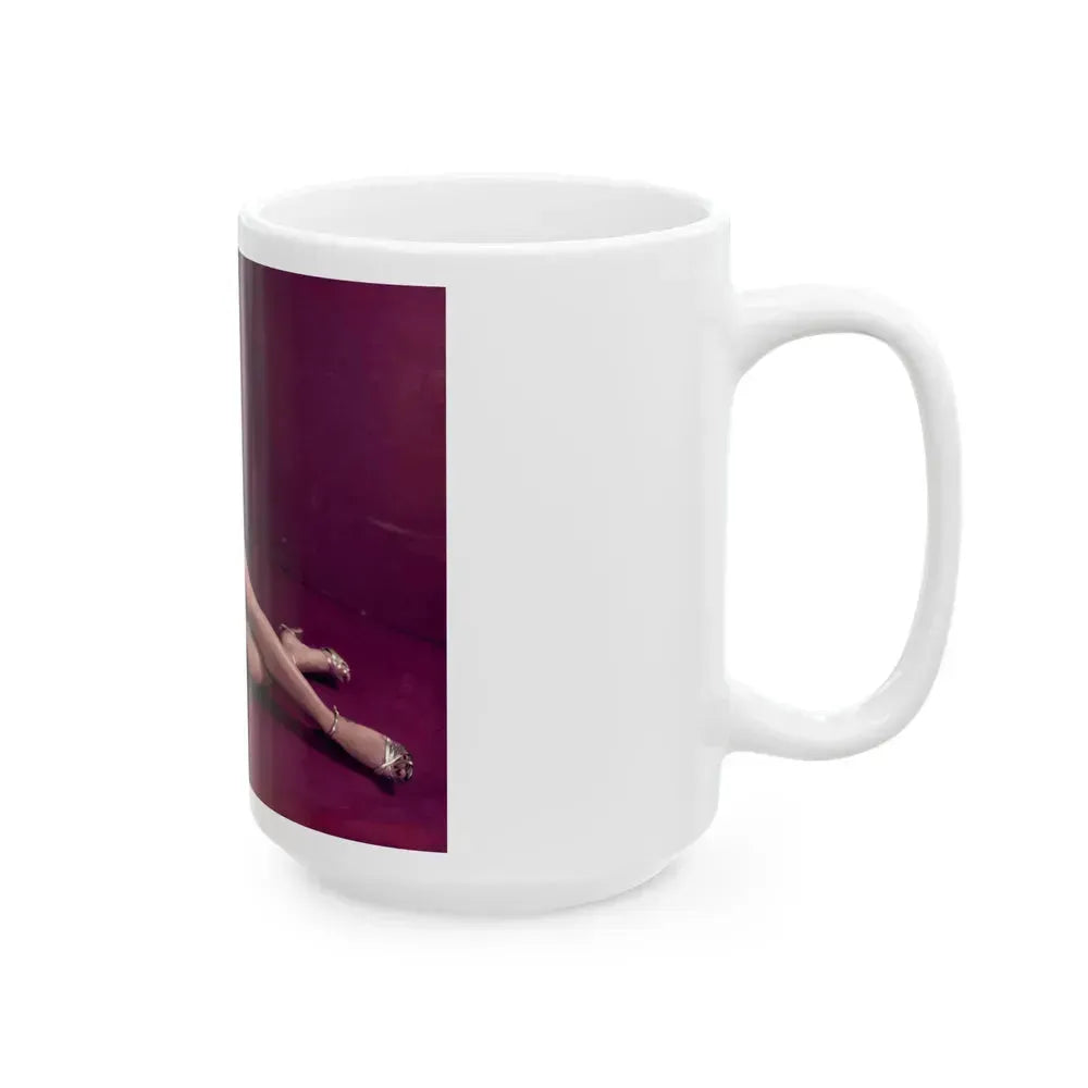 Barbara Nichols #302 (Vintage Female Icon) White Coffee Mug - Go Mug Yourself