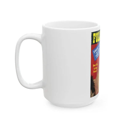 Barbara Nichols #306 - Mag. Cover (Vintage Female Icon) White Coffee Mug - Go Mug Yourself