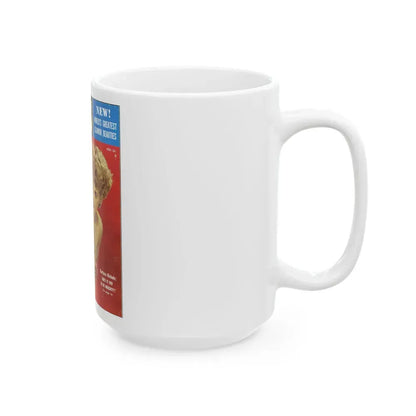 Barbara Nichols #306 - Mag. Cover (Vintage Female Icon) White Coffee Mug - Go Mug Yourself