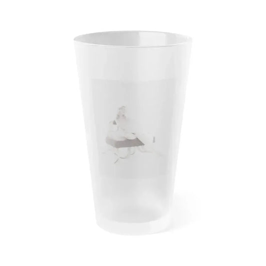 Barbara Nichols #308 (Vintage Female Icon) Frosted Pint Glass 16oz 16oz Frosted - Go Mug Yourself