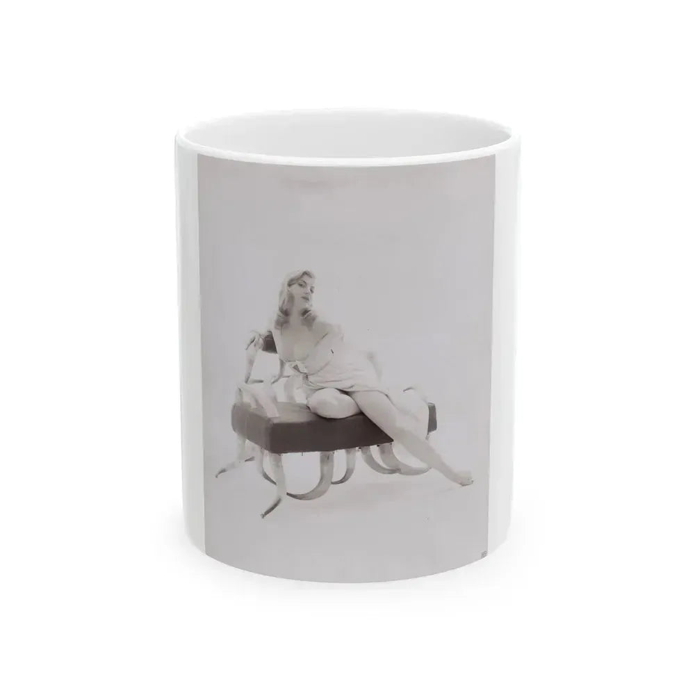 Barbara Nichols #308 (Vintage Female Icon) White Coffee Mug 11oz - Go Mug Yourself