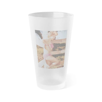 Barbara Nichols #32 (Vintage Female Icon) Frosted Pint Glass 16oz-16oz-Frosted-Go Mug Yourself