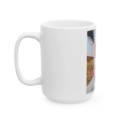 Barbara Nichols #32 (Vintage Female Icon) White Coffee Mug-Go Mug Yourself