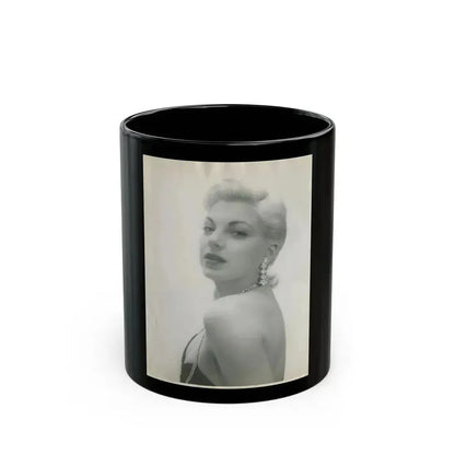 Barbara Nichols #320 (Vintage Female Icon) Black Coffee Mug 11oz - Go Mug Yourself