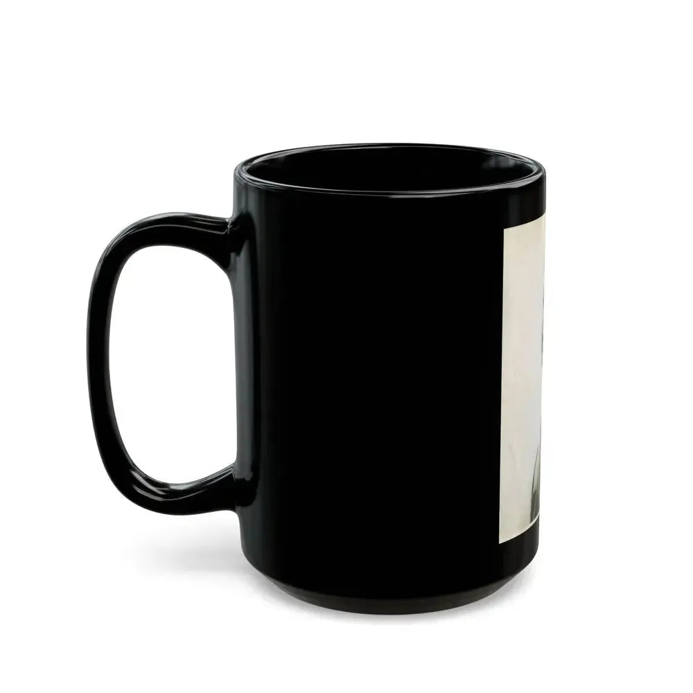 Barbara Nichols #320 (Vintage Female Icon) Black Coffee Mug - Go Mug Yourself