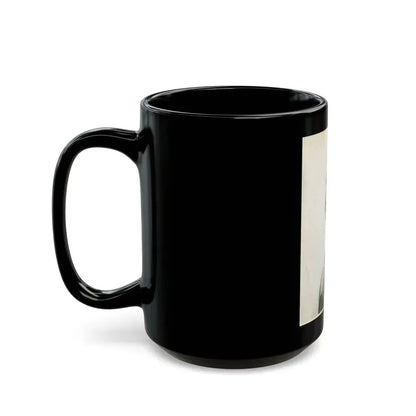 Barbara Nichols #320 (Vintage Female Icon) Black Coffee Mug - Go Mug Yourself