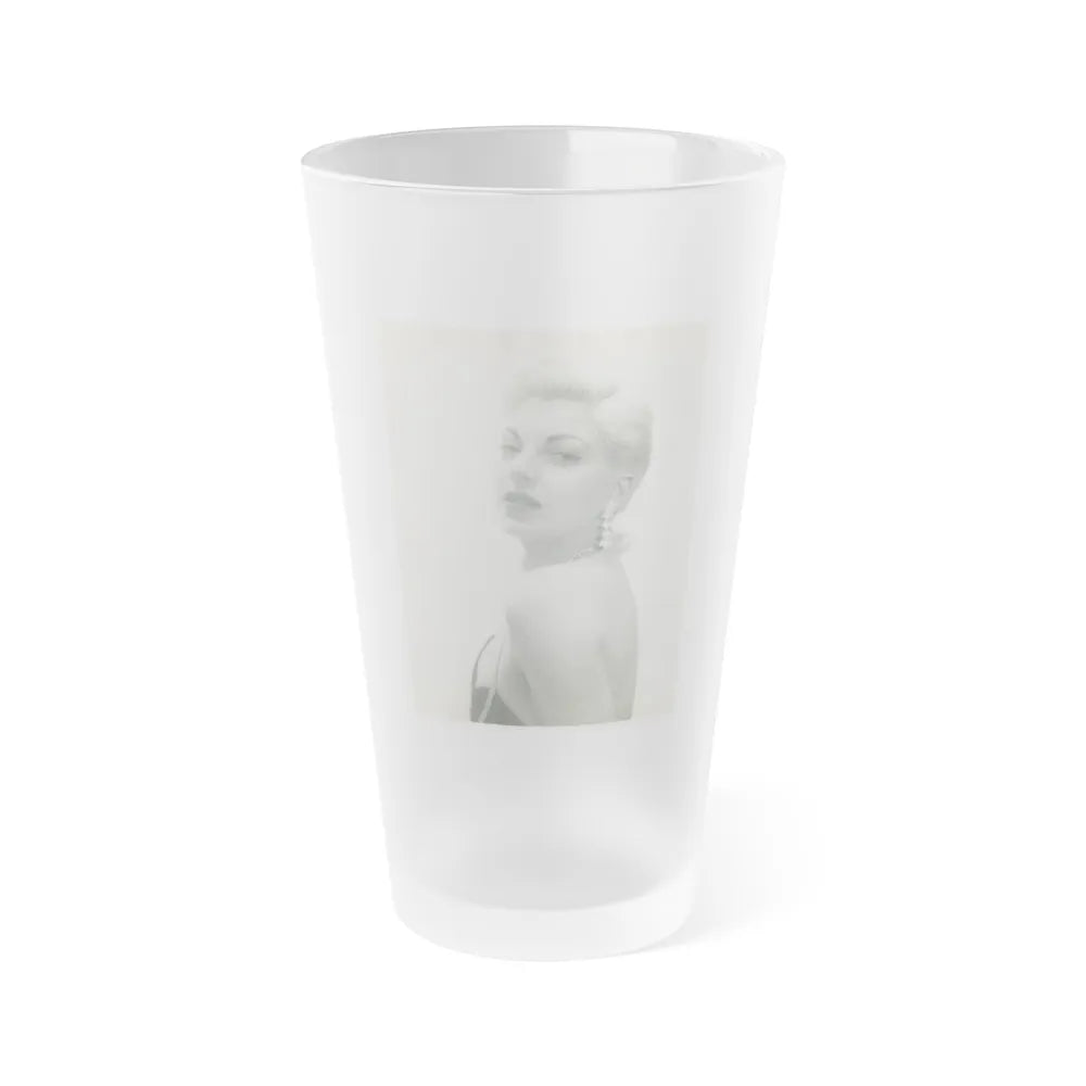 Barbara Nichols #320 (Vintage Female Icon) Frosted Pint Glass 16oz-16oz-Frosted-Go Mug Yourself