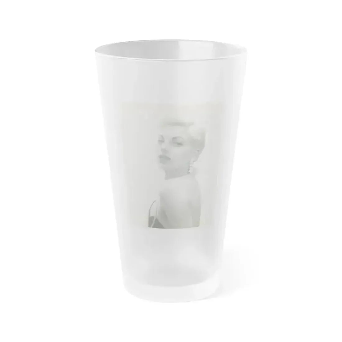 Barbara Nichols #320 (Vintage Female Icon) Frosted Pint Glass 16oz 16oz Frosted - Go Mug Yourself