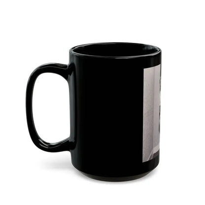 Barbara Nichols #321 (Vintage Female Icon) Black Coffee Mug - Go Mug Yourself
