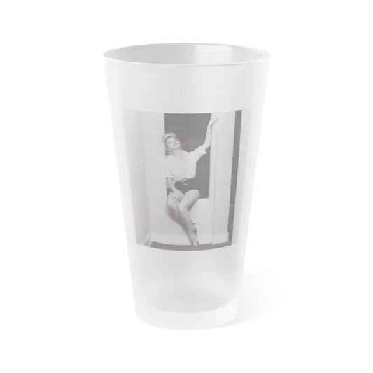 Barbara Nichols #321 (Vintage Female Icon) Frosted Pint Glass 16oz-16oz-Frosted-Go Mug Yourself