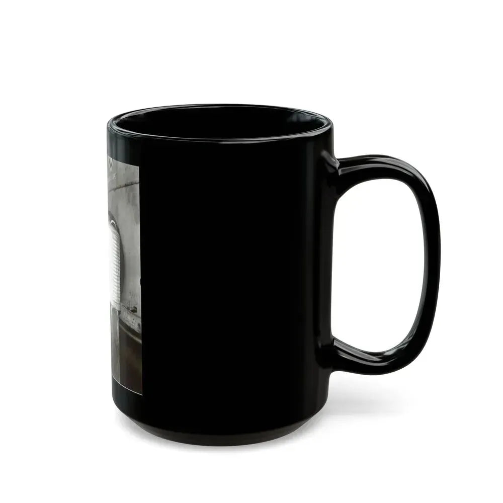 Barbara Nichols #322 (Vintage Female Icon) Black Coffee Mug - Go Mug Yourself