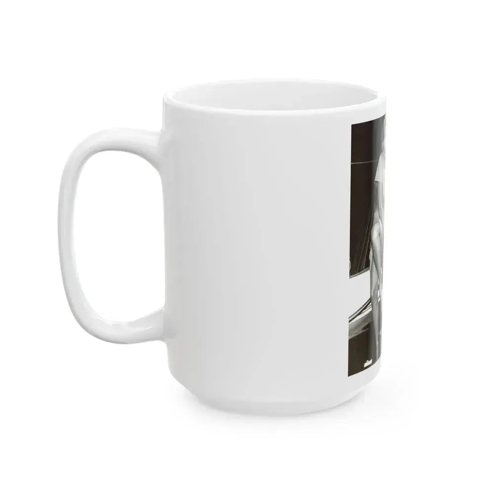 Barbara Nichols #322 (Vintage Female Icon) White Coffee Mug - Go Mug Yourself