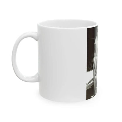 Barbara Nichols #322 (Vintage Female Icon) White Coffee Mug - Go Mug Yourself
