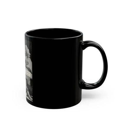 Barbara Nichols #324 - Page 2 of 7 with, 2 B&W Photos from American Beauties Mag. Fall '53 (Vintage Female Icon) Black Coffee Mug - Go Mug Yourself