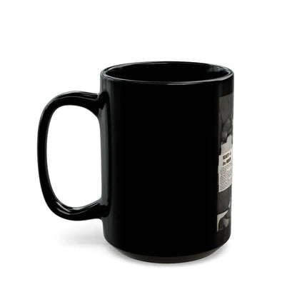 Barbara Nichols #324 - Page 2 of 7 with, 2 B&W Photos from American Beauties Mag. Fall '53 (Vintage Female Icon) Black Coffee Mug - Go Mug Yourself
