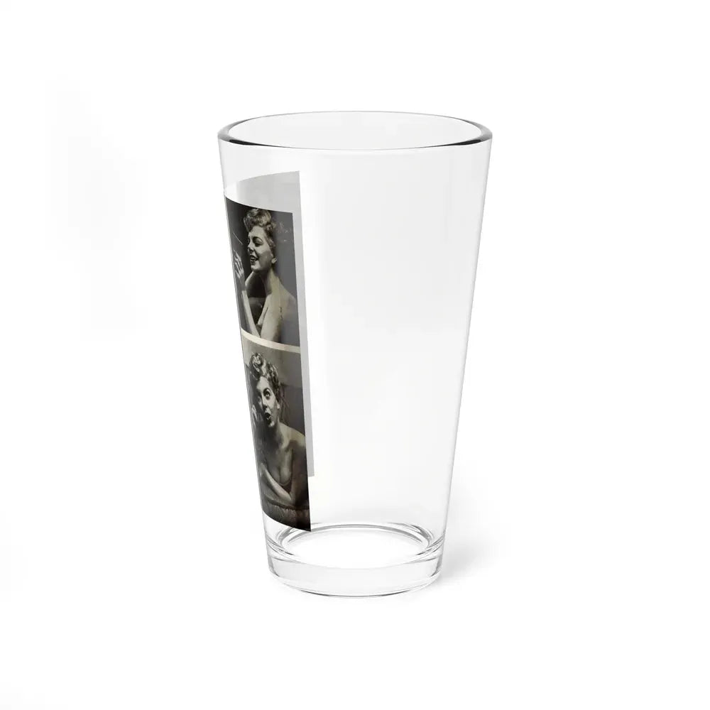 Barbara Nichols #325 - Page 3 of 7 with, 3 B&W Photos from American Beauties Mag. Fall '53 (Vintage Female Icon) Pint Glass 16oz - Go Mug Yourself