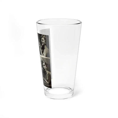 Barbara Nichols #325 - Page 3 of 7 with, 3 B&W Photos from American Beauties Mag. Fall '53 (Vintage Female Icon) Pint Glass 16oz - Go Mug Yourself