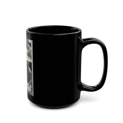 Barbara Nichols #327 - Page 5 of 7 with, 3 B&W Photos from American Beauties Mag. Fall '53 (Vintage Female Icon) Black Coffee Mug - Go Mug Yourself
