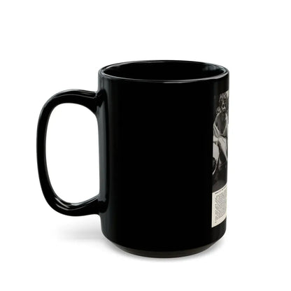 Barbara Nichols #327 - Page 5 of 7 with, 3 B&W Photos from American Beauties Mag. Fall '53 (Vintage Female Icon) Black Coffee Mug - Go Mug Yourself