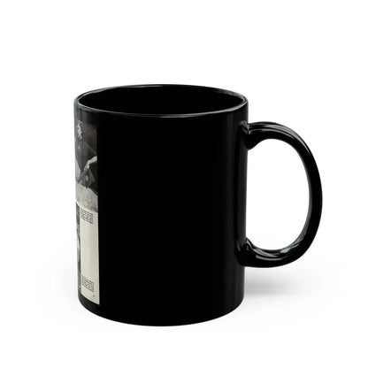 Barbara Nichols #328 - Page 6 of 7 with, 2 B&W Photos from American Beauties Mag. Fall '53 (Vintage Female Icon) Black Coffee Mug - Go Mug Yourself
