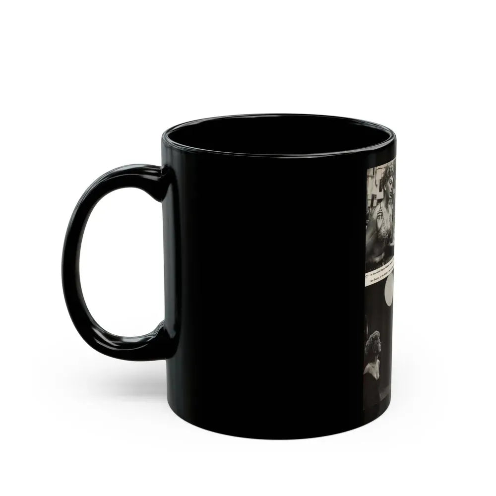 Barbara Nichols #329 - Page 7 of 7 with, 3 B&W Photos from American Beauties Mag. Fall '53 (Vintage Female Icon) Black Coffee Mug - Go Mug Yourself