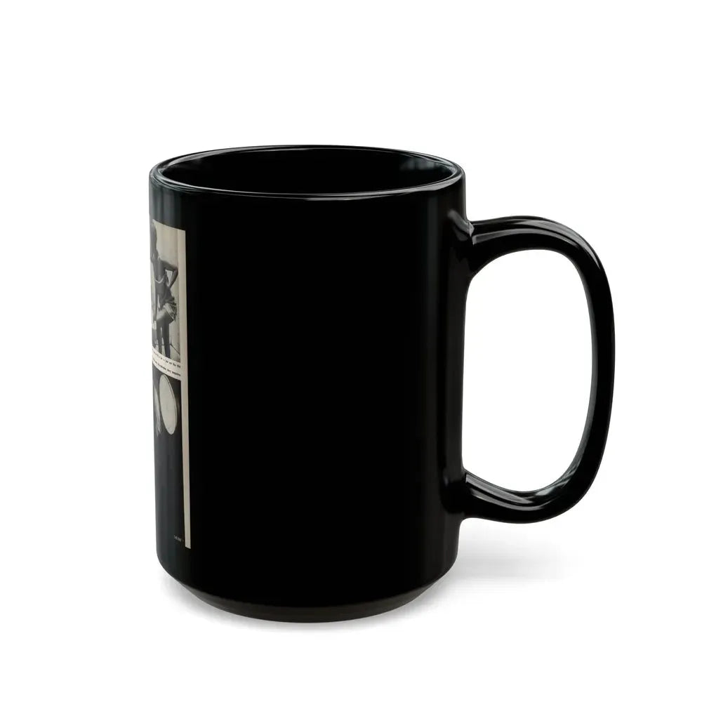 Barbara Nichols #329 - Page 7 of 7 with, 3 B&W Photos from American Beauties Mag. Fall '53 (Vintage Female Icon) Black Coffee Mug - Go Mug Yourself