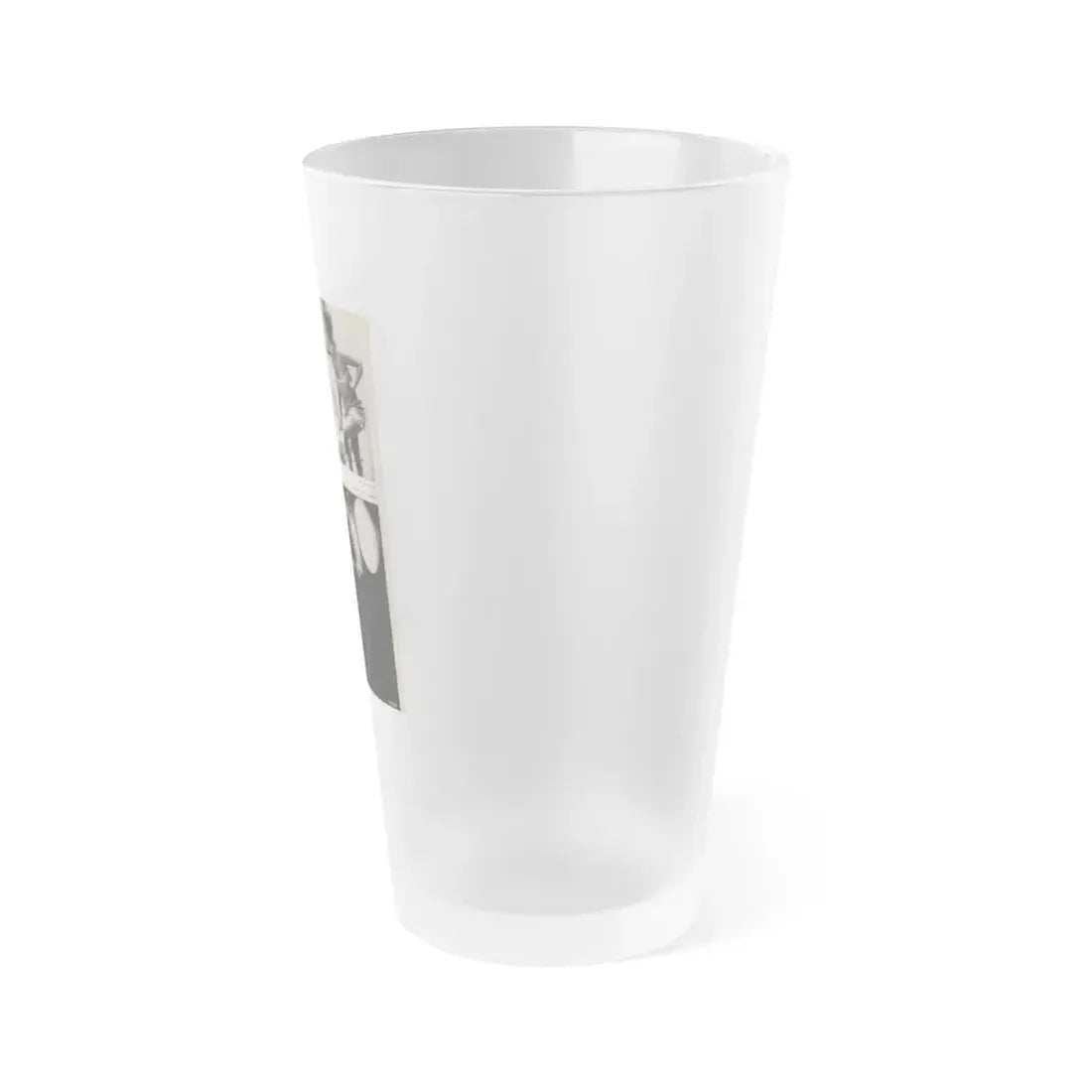 Barbara Nichols #329 - Page 7 of 7 with, 3 B&W Photos from American Beauties Mag. Fall '53 (Vintage Female Icon) Frosted Pint Glass 16oz - Go Mug Yourself