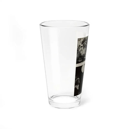 Barbara Nichols #329 - Page 7 of 7 with, 3 B&W Photos from American Beauties Mag. Fall '53 (Vintage Female Icon) Pint Glass 16oz - Go Mug Yourself