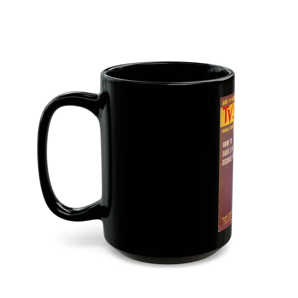 Barbara Nichols #330 - Mag. Cover (Vintage Female Icon) Black Coffee Mug - Go Mug Yourself