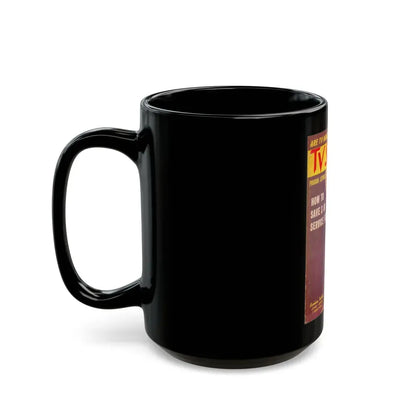 Barbara Nichols #330 - Mag. Cover (Vintage Female Icon) Black Coffee Mug - Go Mug Yourself
