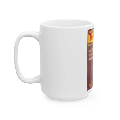 Barbara Nichols #330 - Mag. Cover (Vintage Female Icon) White Coffee Mug - Go Mug Yourself
