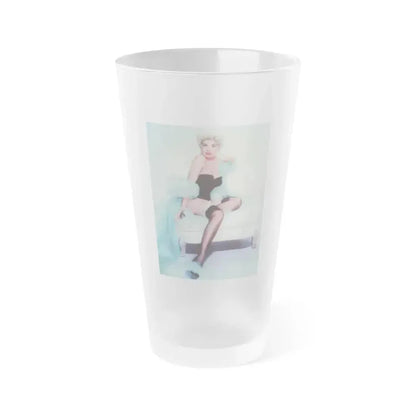 Barbara Nichols #333 (Vintage Female Icon) Frosted Pint Glass 16oz 16oz Frosted - Go Mug Yourself